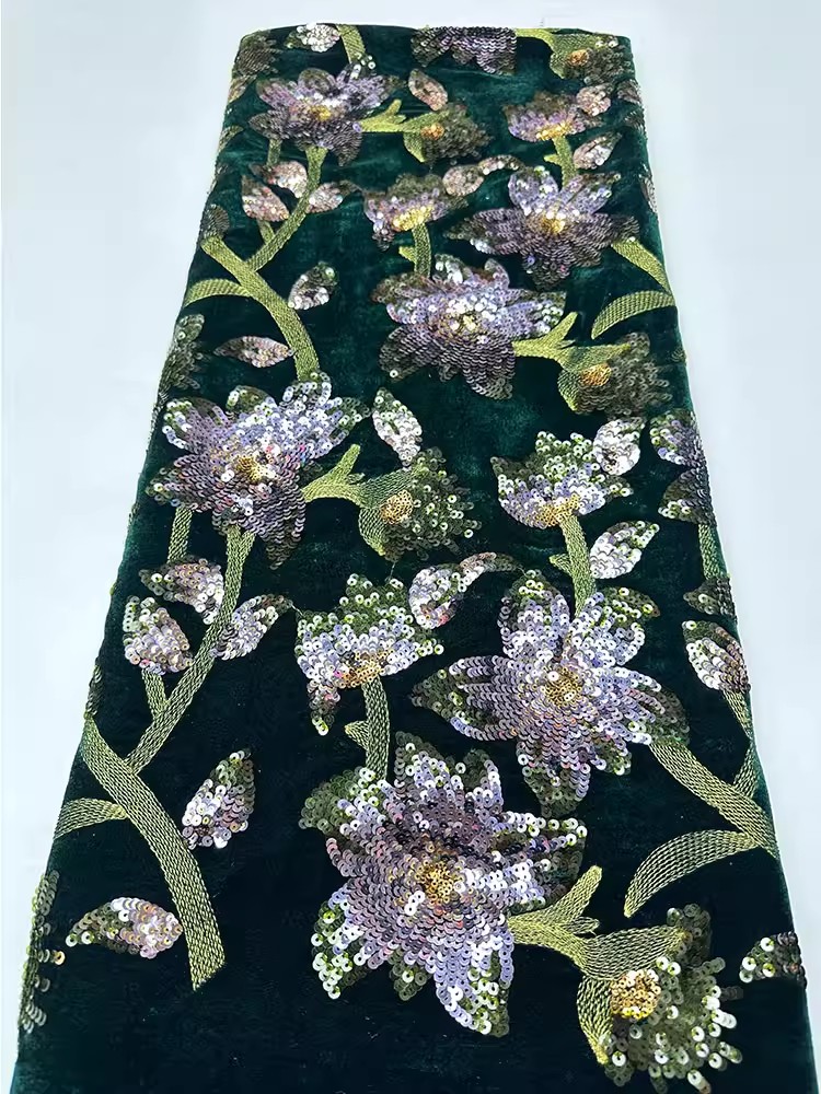 1yard Retro velvet tela Handcr – обзор и цена Velvet Fabric Embroidery